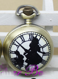 Alice In Wonderland Pocket Watch Necklace